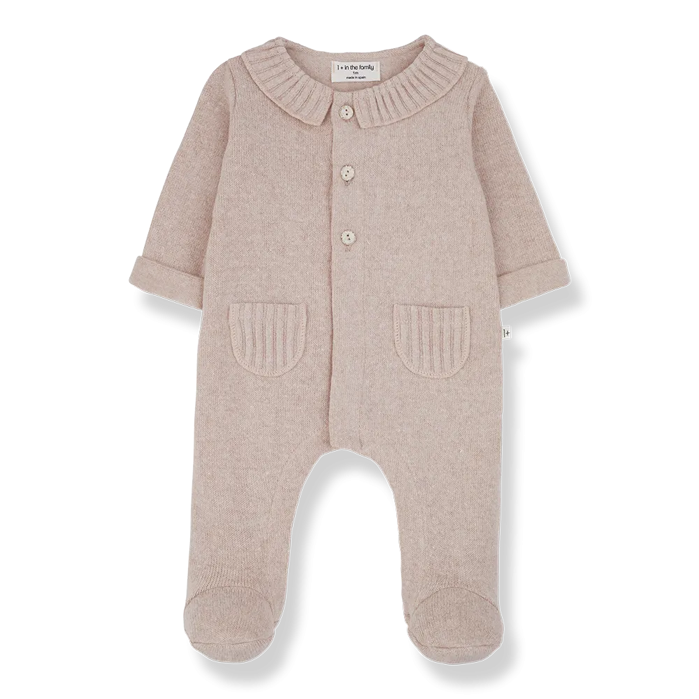 1  in the Family Nude Alexia Jumpsuit with Feet