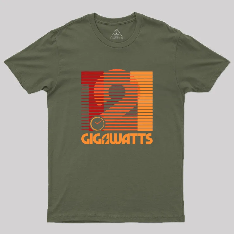 1.21 Gigawatts Minimal Design Geek T-Shirt