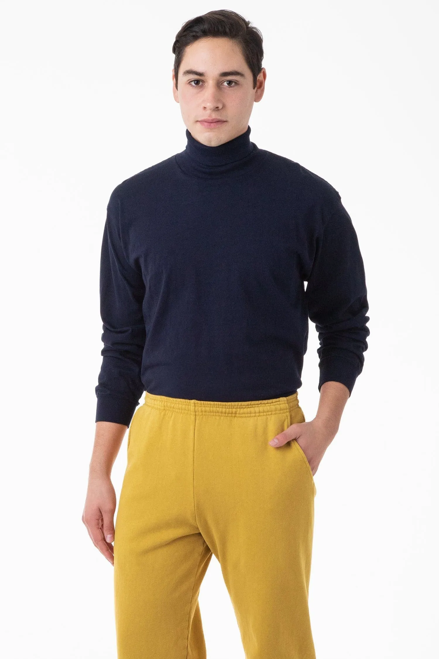 1811GD Unisex - Long Sleeve Garment Dye Turtleneck