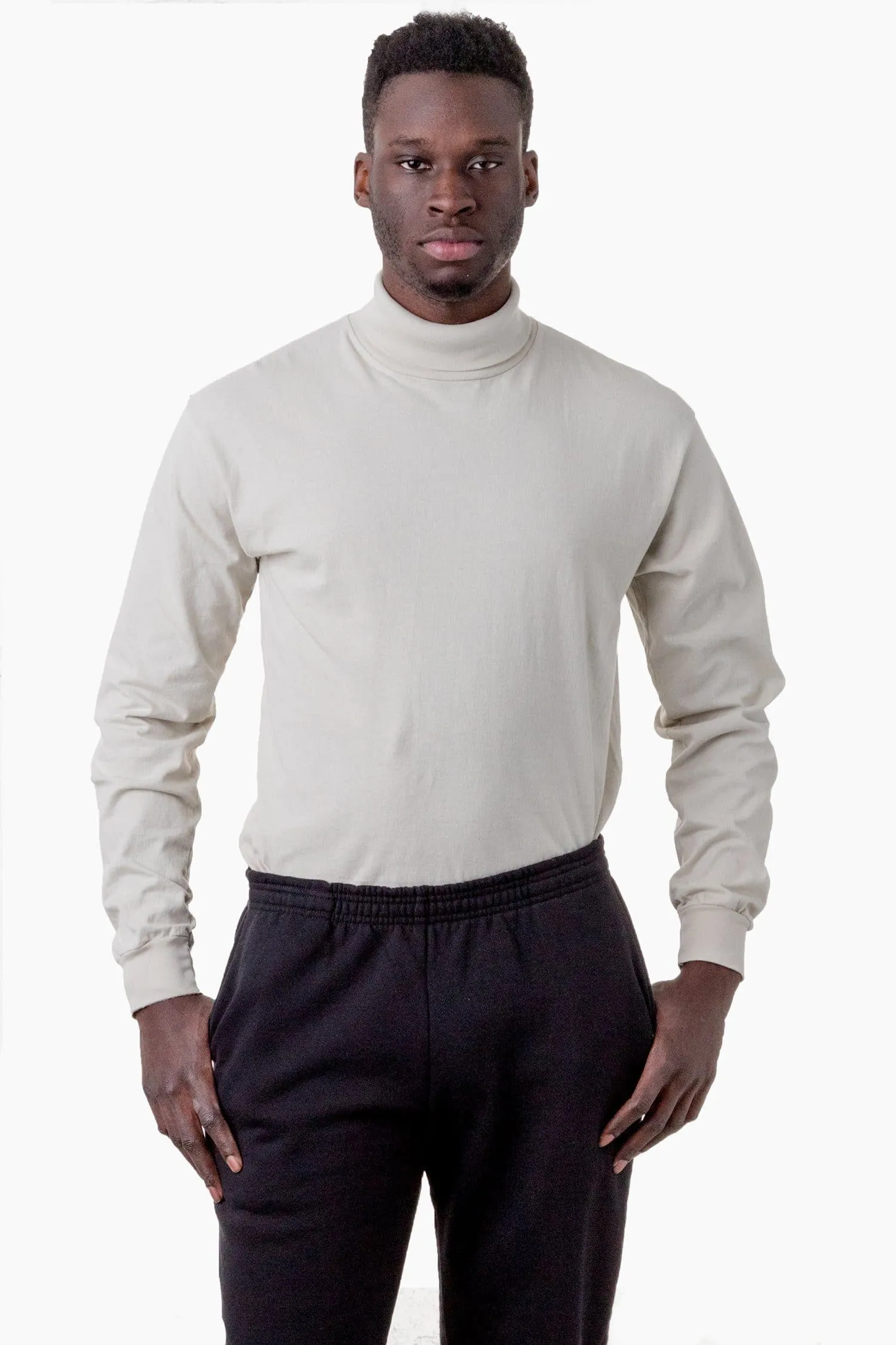 1811GD Unisex - Long Sleeve Garment Dye Turtleneck