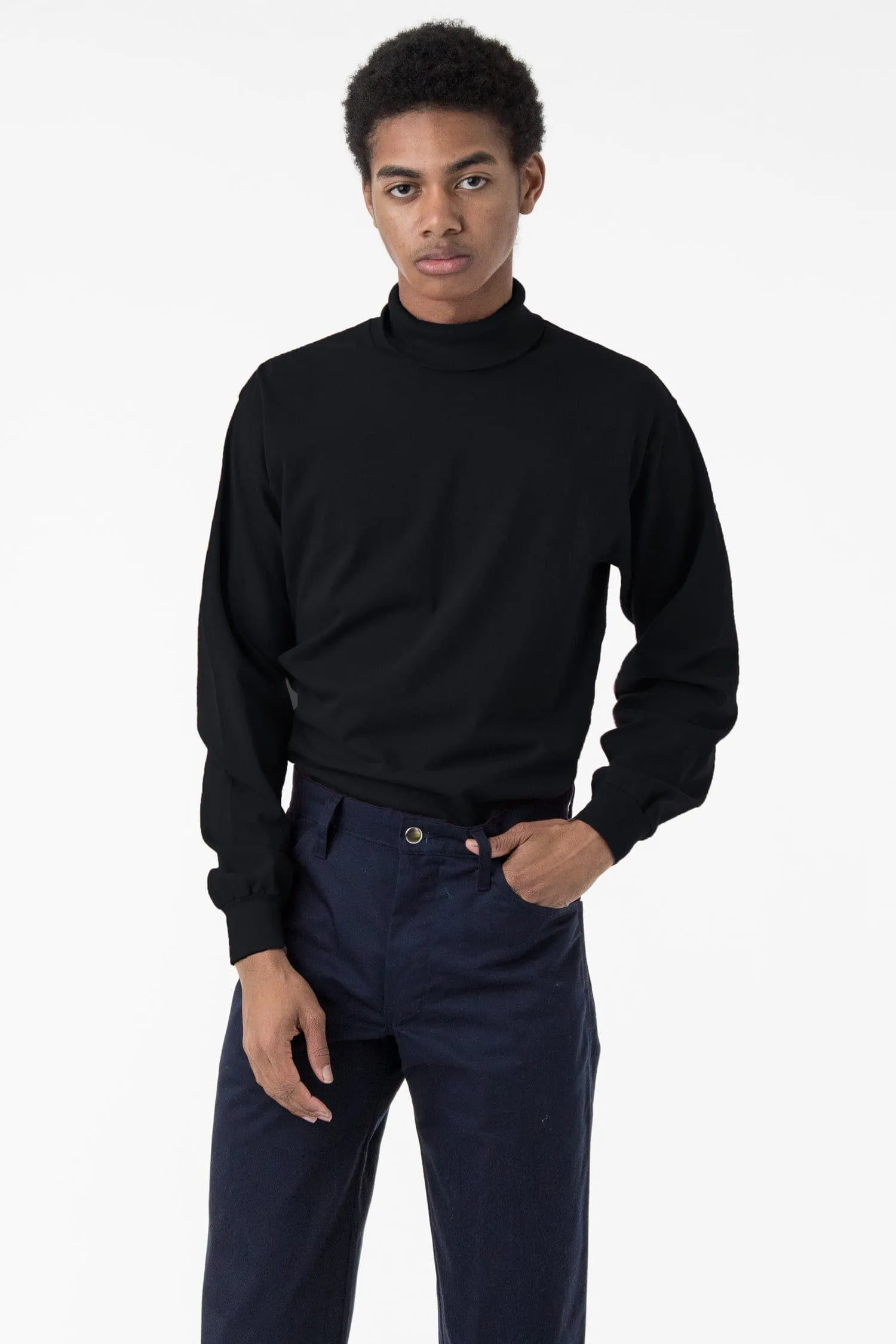 1811GD Unisex - Long Sleeve Garment Dye Turtleneck