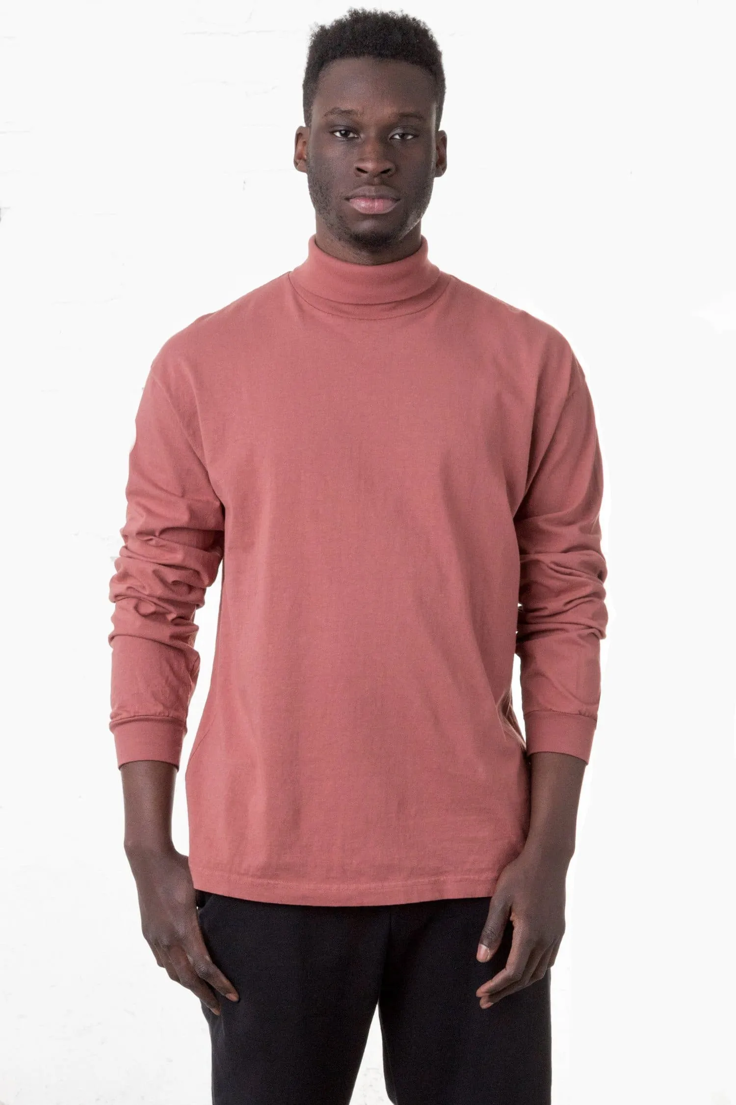 1811GD Unisex - Long Sleeve Garment Dye Turtleneck