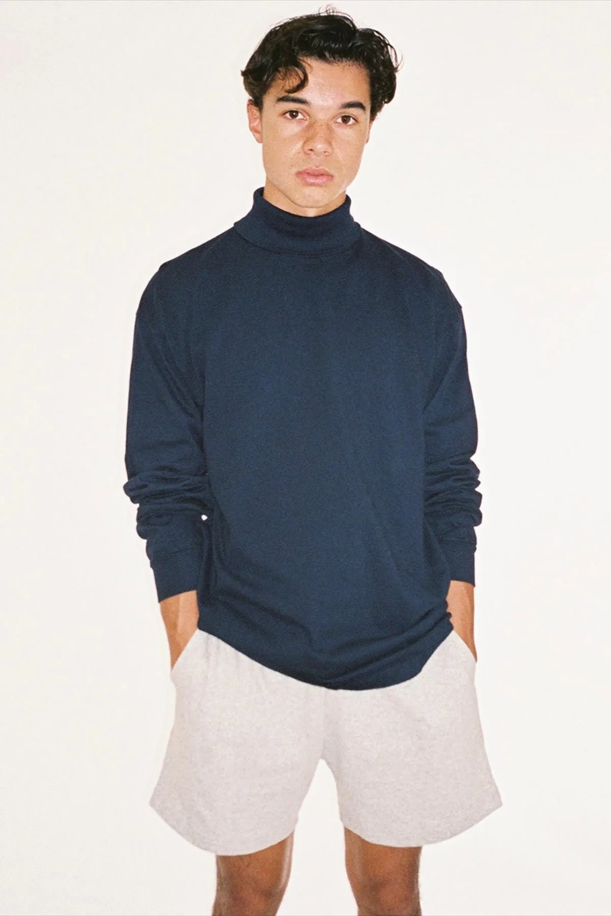 1811GD Unisex - Long Sleeve Garment Dye Turtleneck