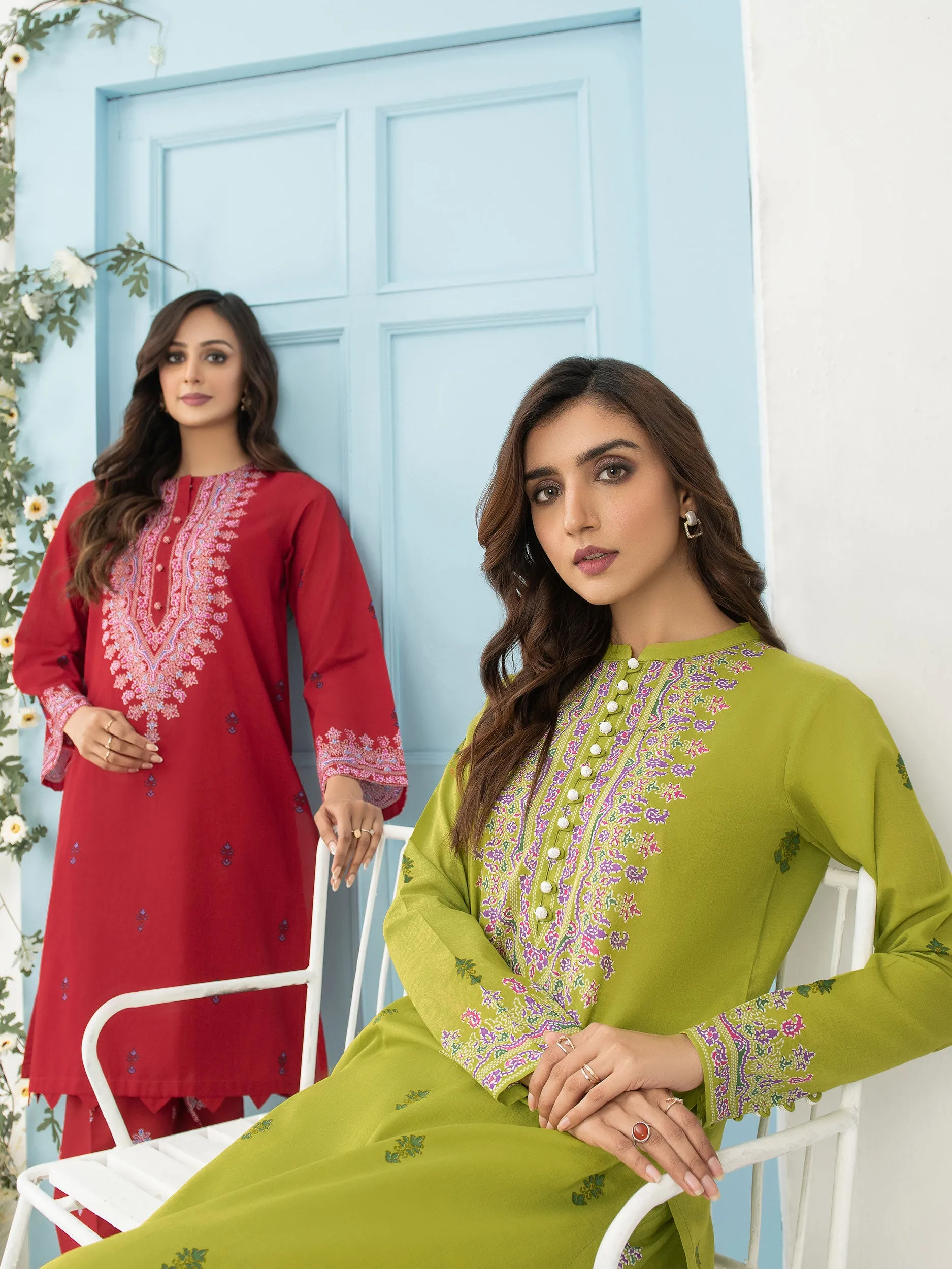 2 Piece Lawn Suit-Printed (Unstitched)