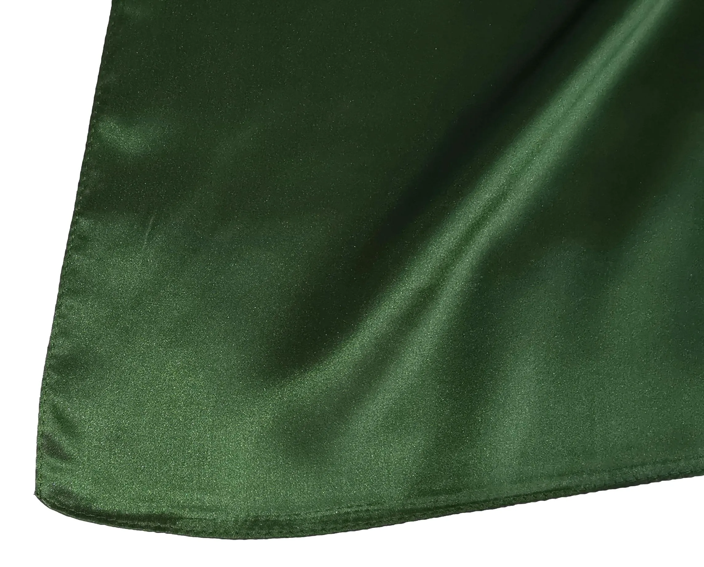 27 inch (70 cm) Square Silk Charmeuse Scarf Solid Green Color ZFD406