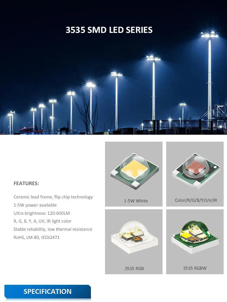 3535 5W Ceramic SMD LED Light Chip