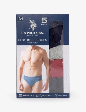 5 PACK LOWRISE BRIEFS