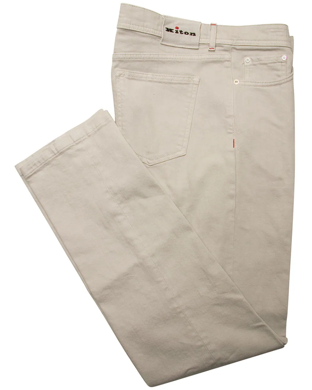 5 Pocket Denim Pant in Khaki