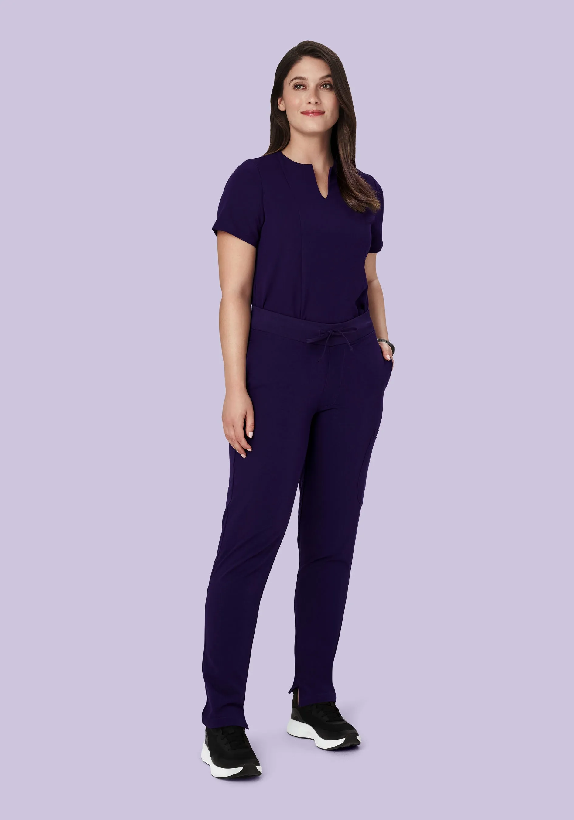 6 Pocket Slim Pants Eggplant