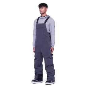 686 Men's Hot Lap Bib Pant 2024 Black Denim