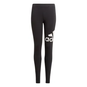 adidas Essentials Big Logo Leggings - Girls - Black White