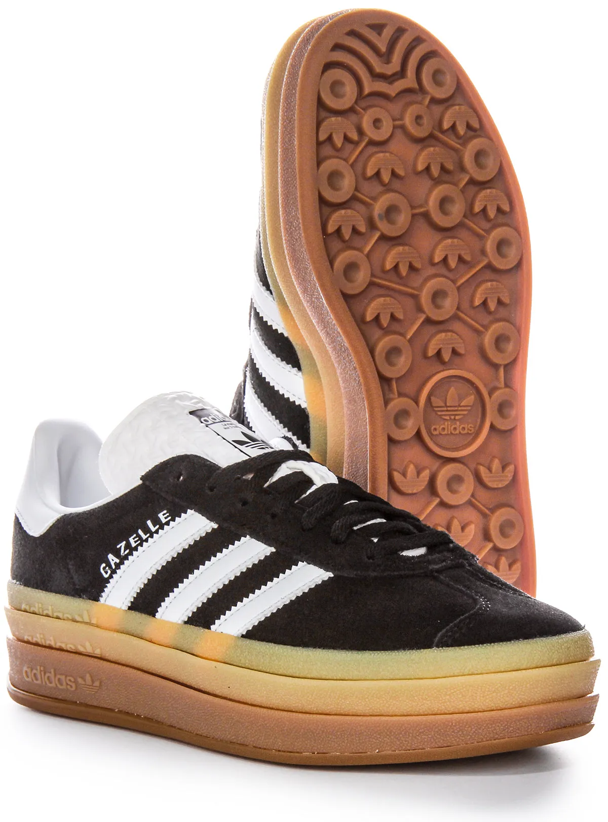 Adidas Gazelle Bold W In Black White For Women