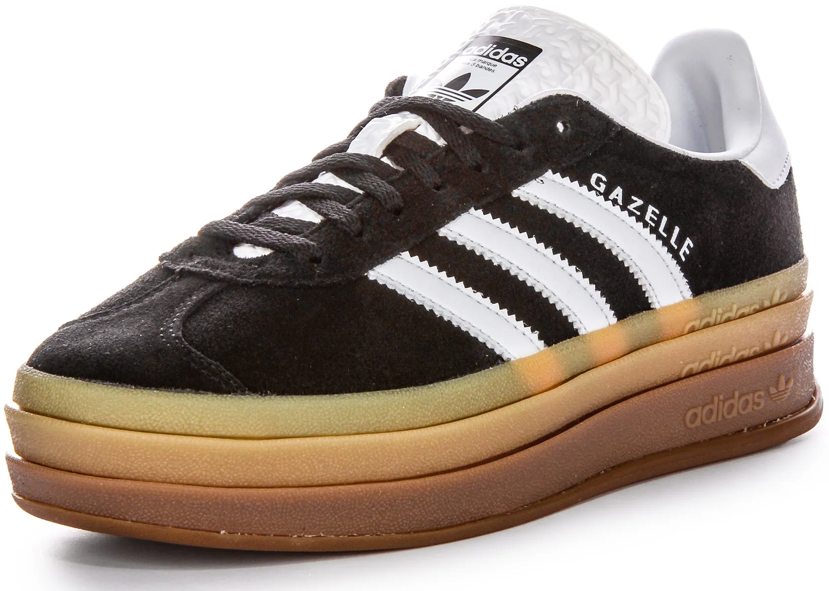 Adidas Gazelle Bold W In Black White For Women