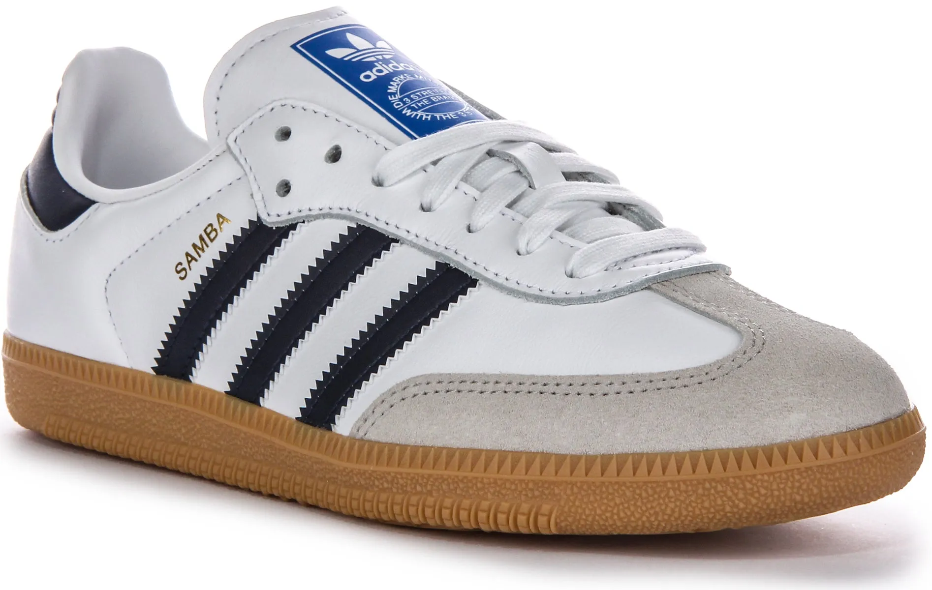 Adidas Samba OG In White Navy