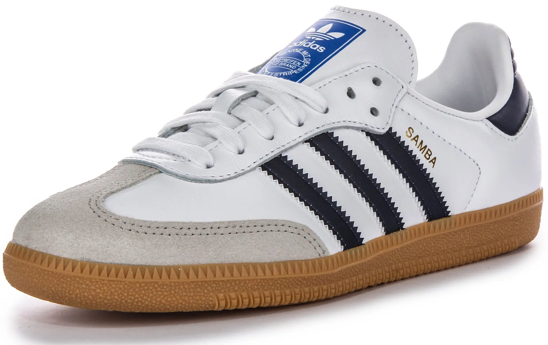 Adidas Samba OG In White Navy