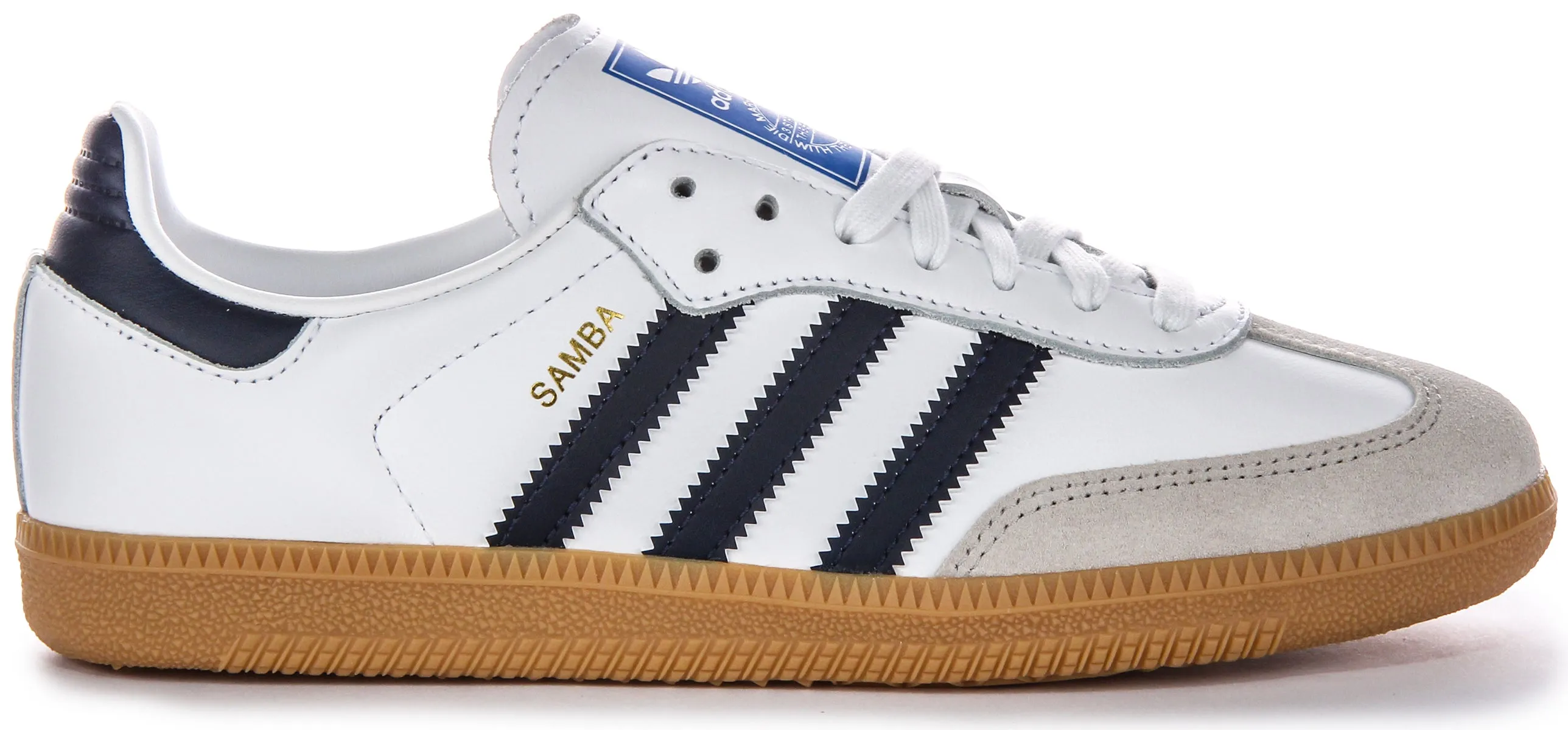 Adidas Samba OG In White Navy