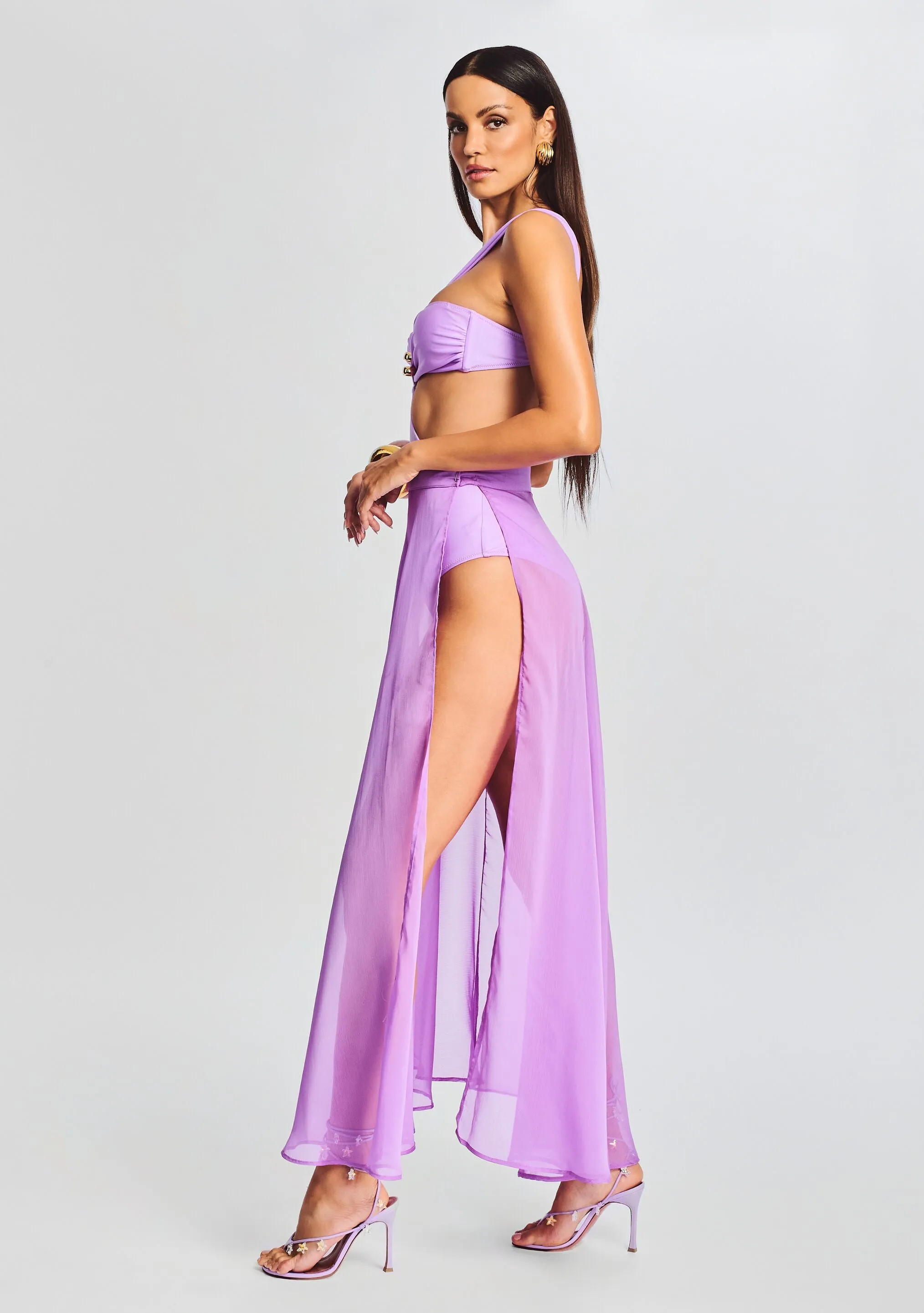 Alaia Long Slit Skirt