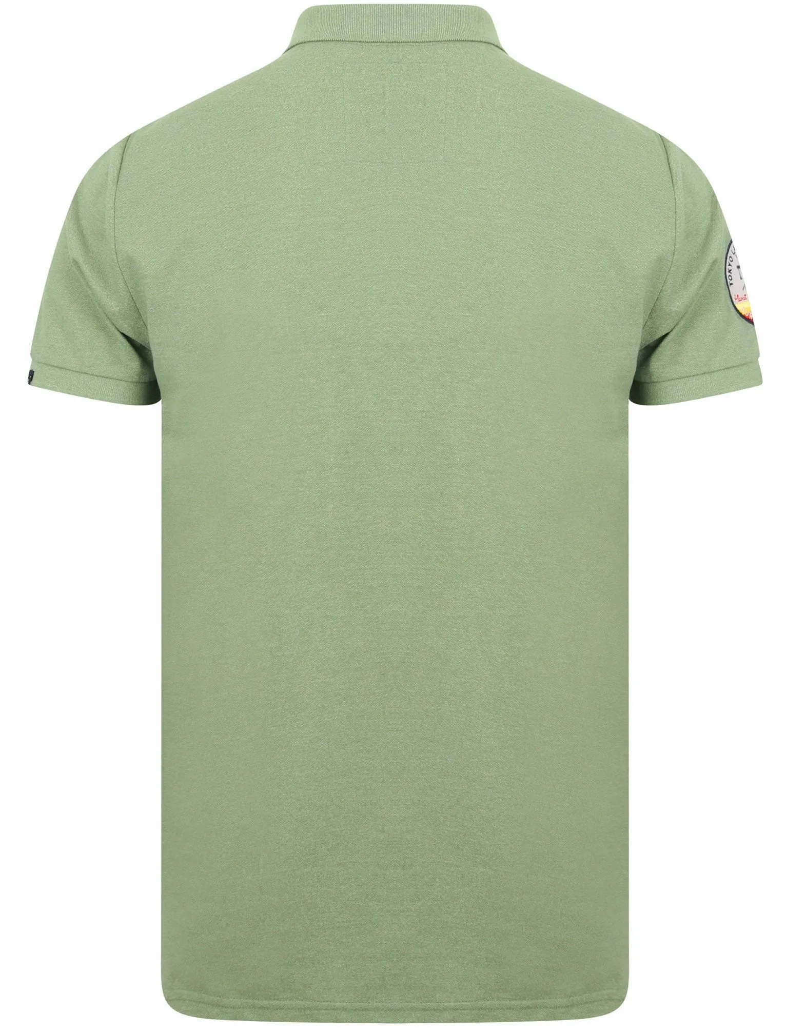 Albany Cove Applique Cotton Grindle Polo Shirt in Green Bay - Tokyo Laundry