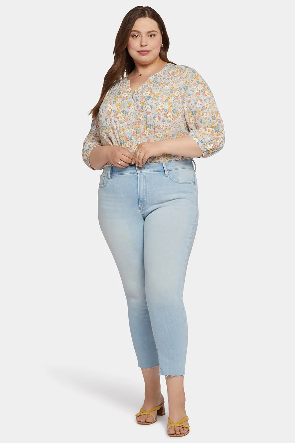 Alina Skinny Ankle Jeans In Plus Size - Dunes