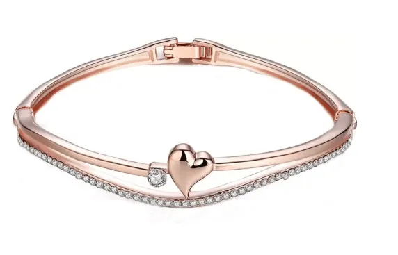 Alloy rose gold plated bracelet | MANATH