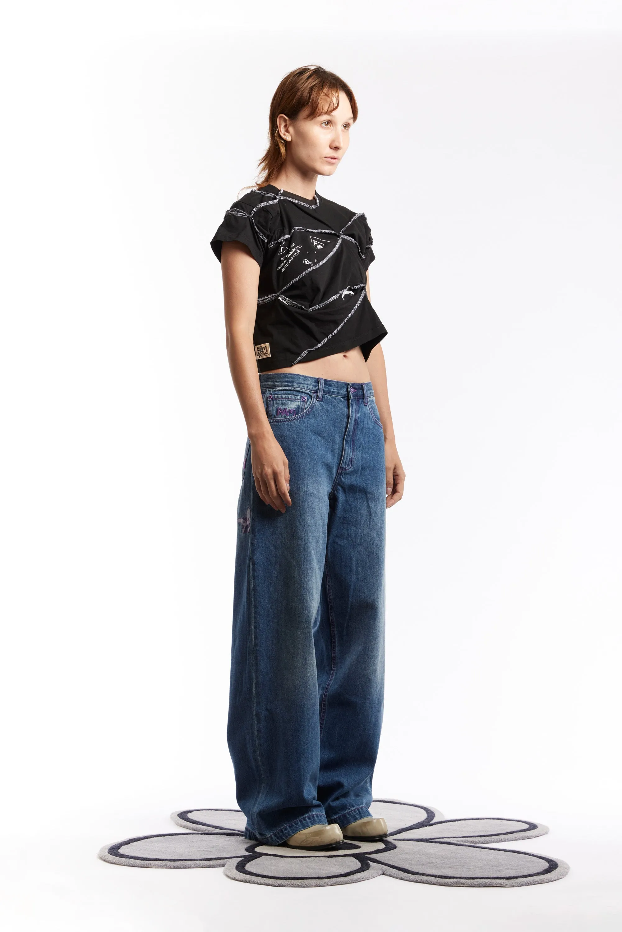 ALTO WIDE LEG DENIM JEANS