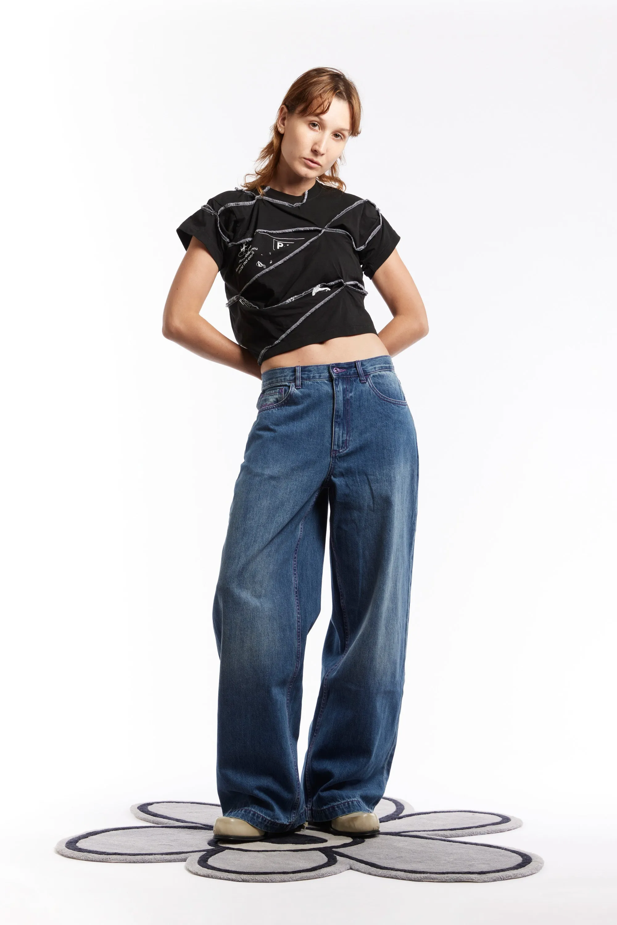 ALTO WIDE LEG DENIM JEANS