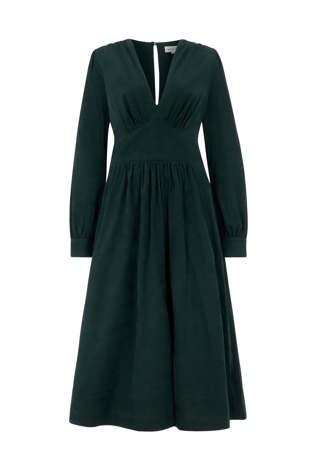 Amara Needlecord Sycamore Green Dress