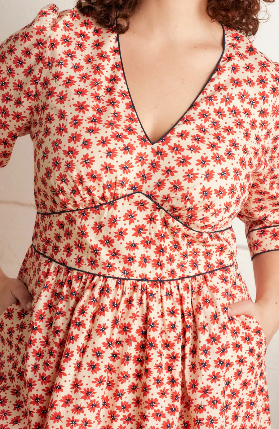 Amelia Dress - Wild Poppy