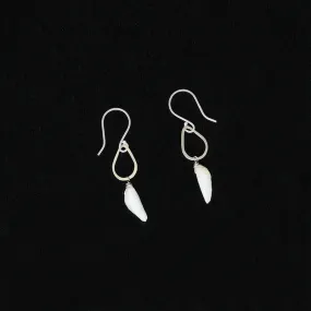 American River Pearl Earrings with White Gold Details by brunet