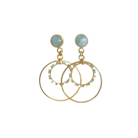 Aquamarine Dangle Earrings