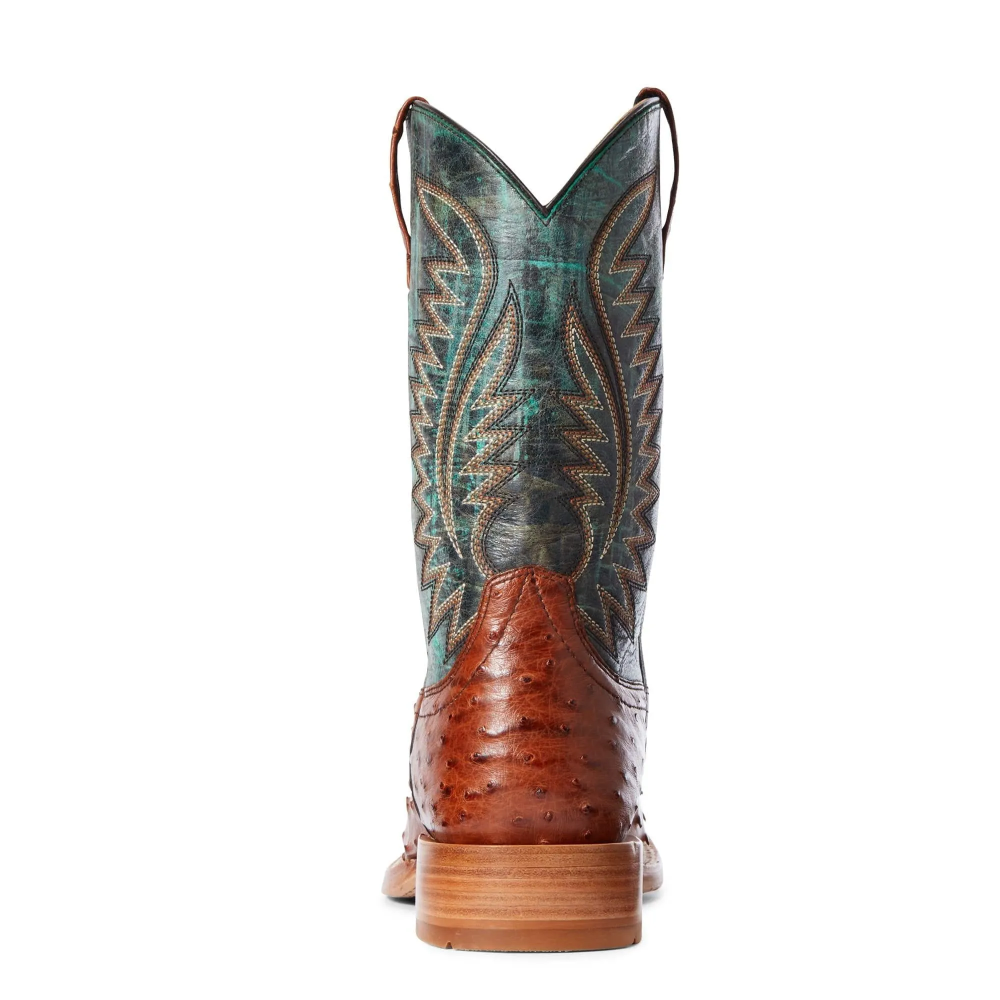 Ariat Men's Gallup Brandy Full Quill Ostrich Western Boots 10034113