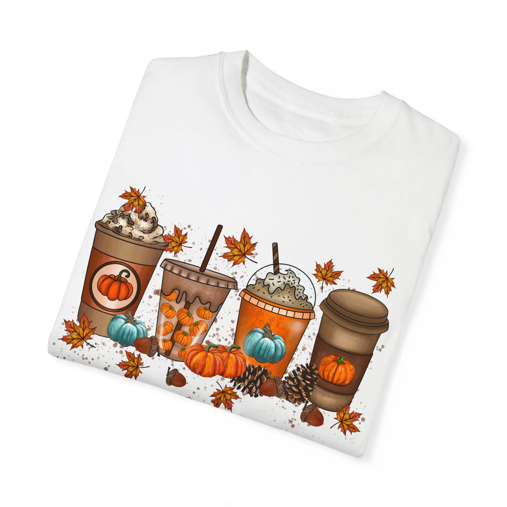 AUTUMN COFFEE DATE TEE (COMFORT COLORS)