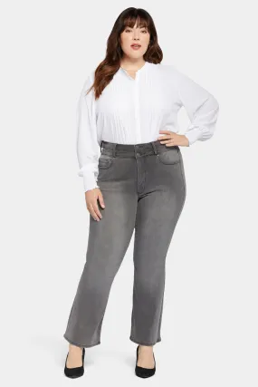 Ava Flared Jeans In Plus Size - Smokey Mountain