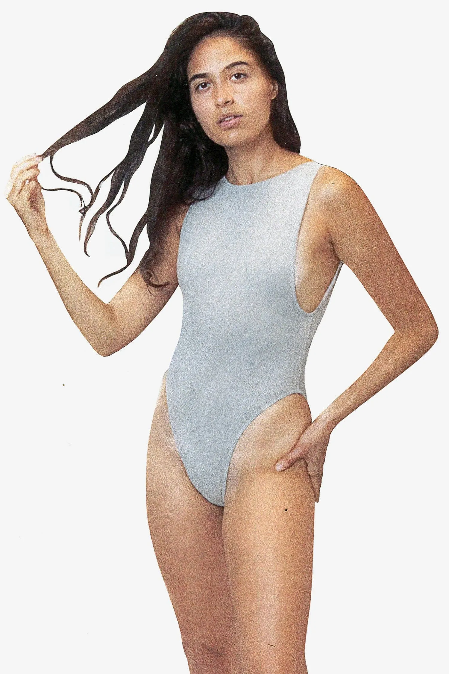 B303GD - Garment Dye Boatneck Dance Bodysuit