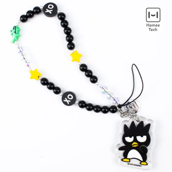 Badtz-maru Beaded Charm Mobile Phone Wrist Strap