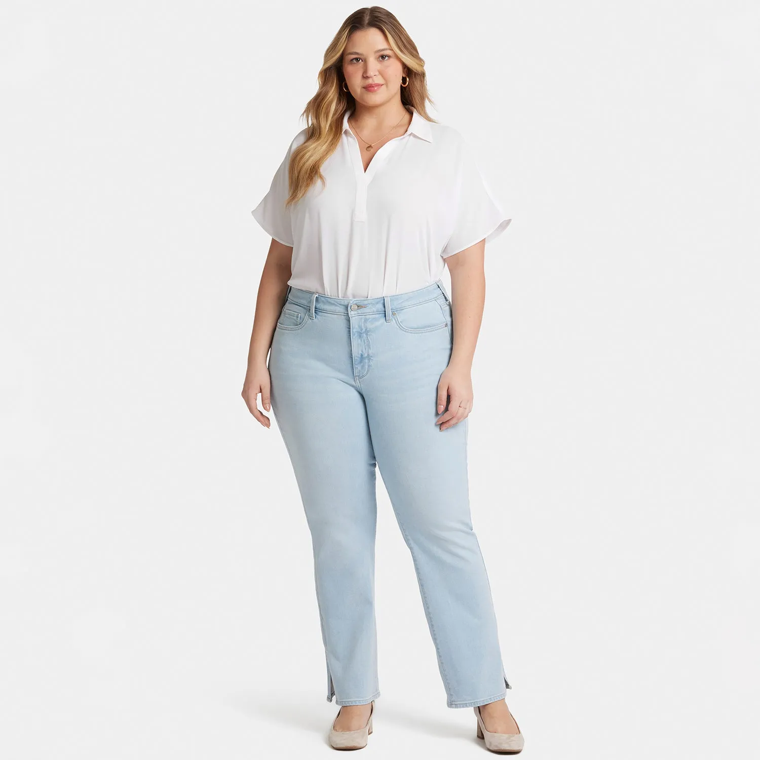 Barbara Bootcut Jeans In Plus Size - Oceanfront