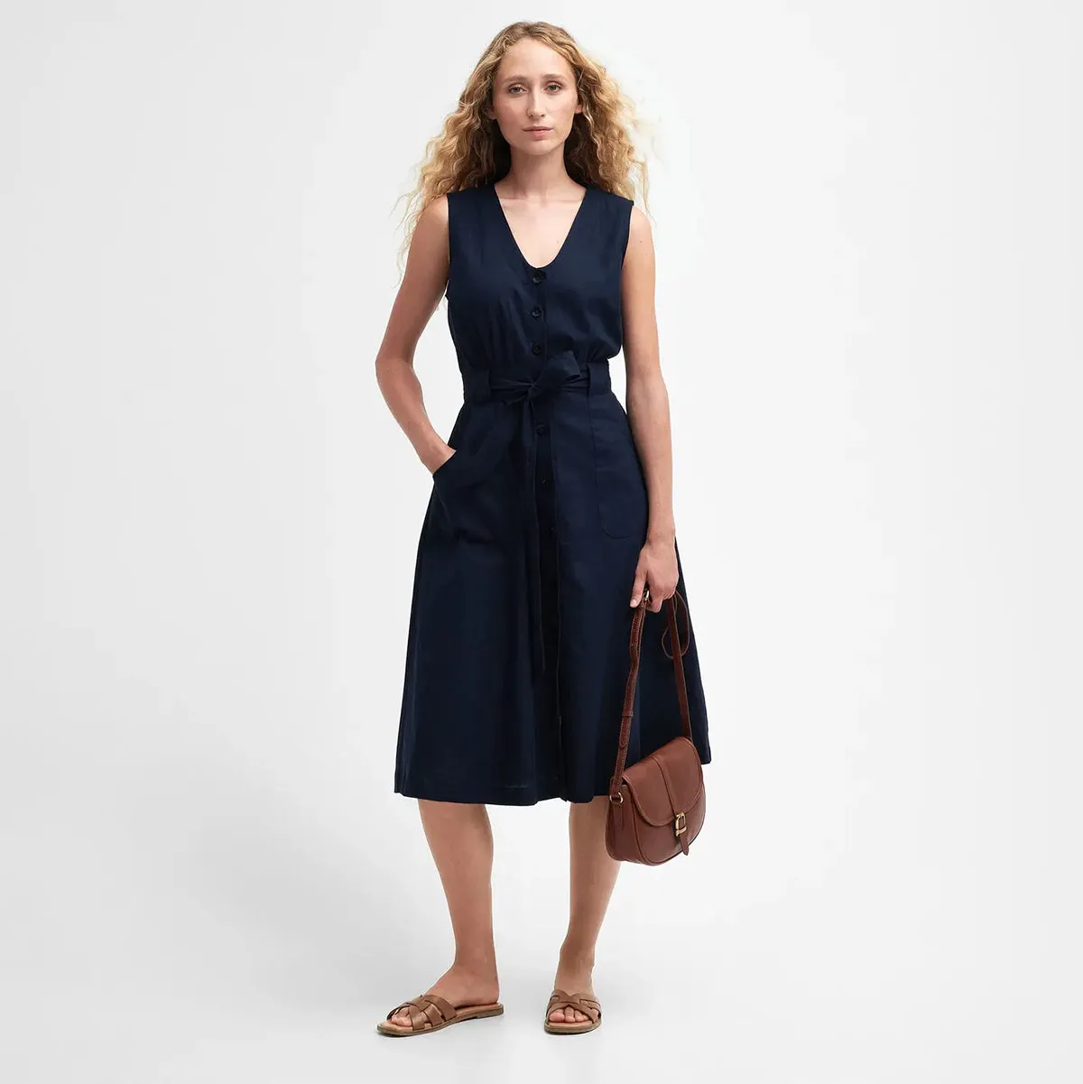 Barbour Women's Rutherglen Midi Dress