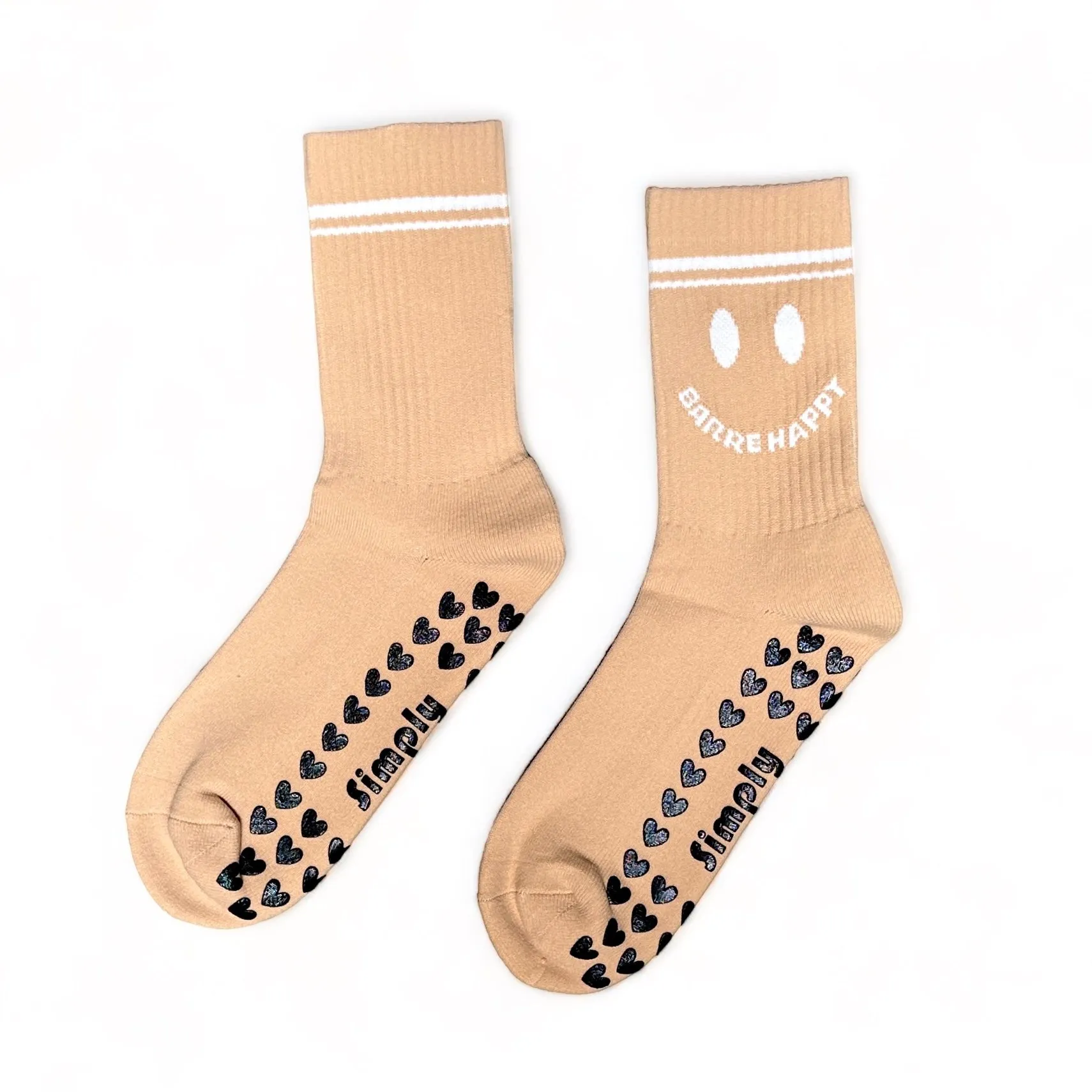 Barre Happy - Crew Grip Socks