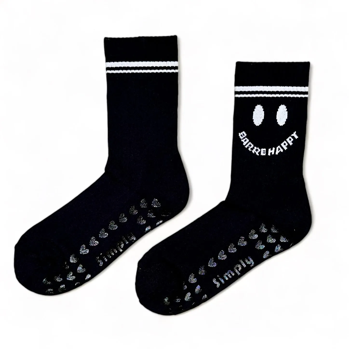 Barre Happy - Crew Grip Socks