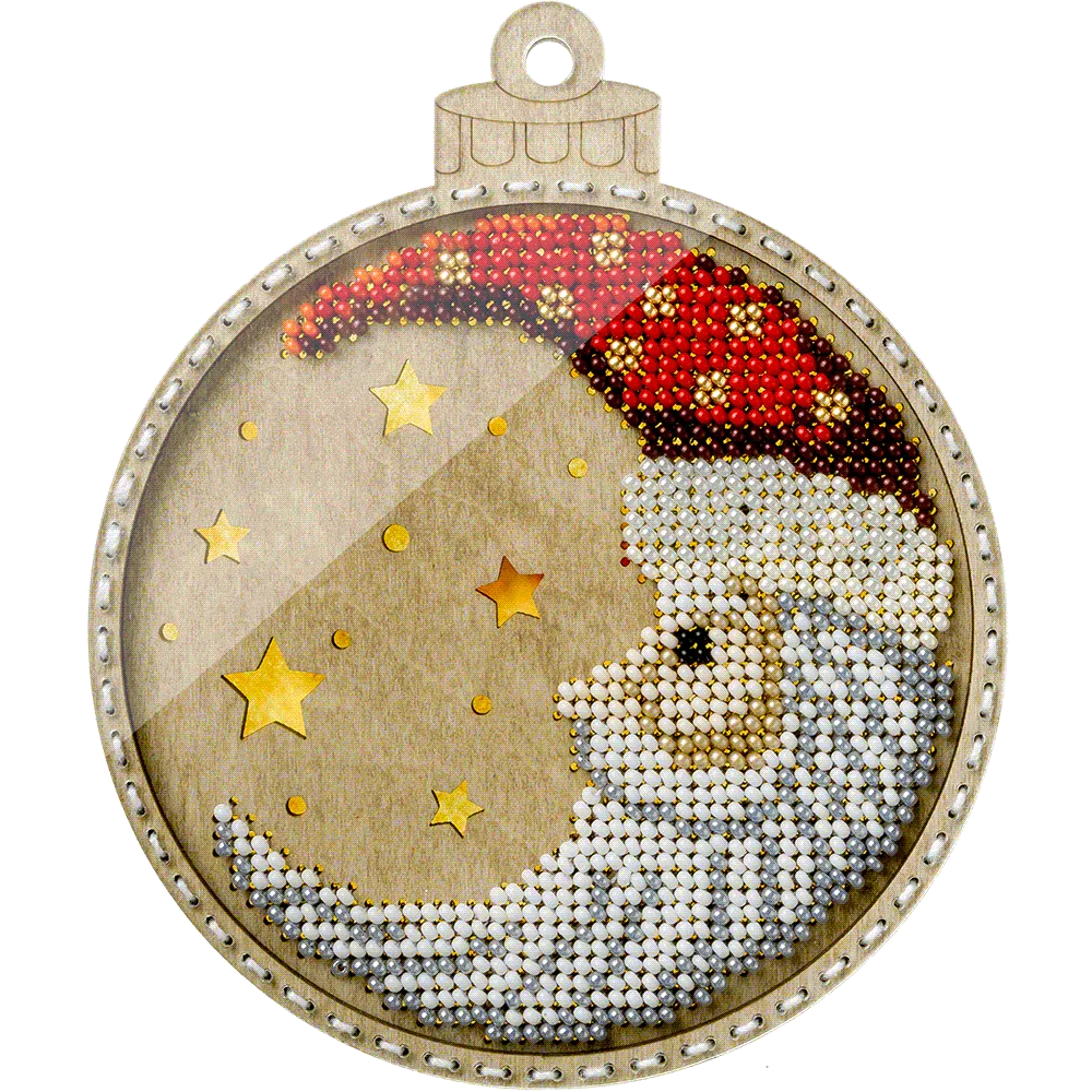 Bead embroidery kit on wood FLK-365