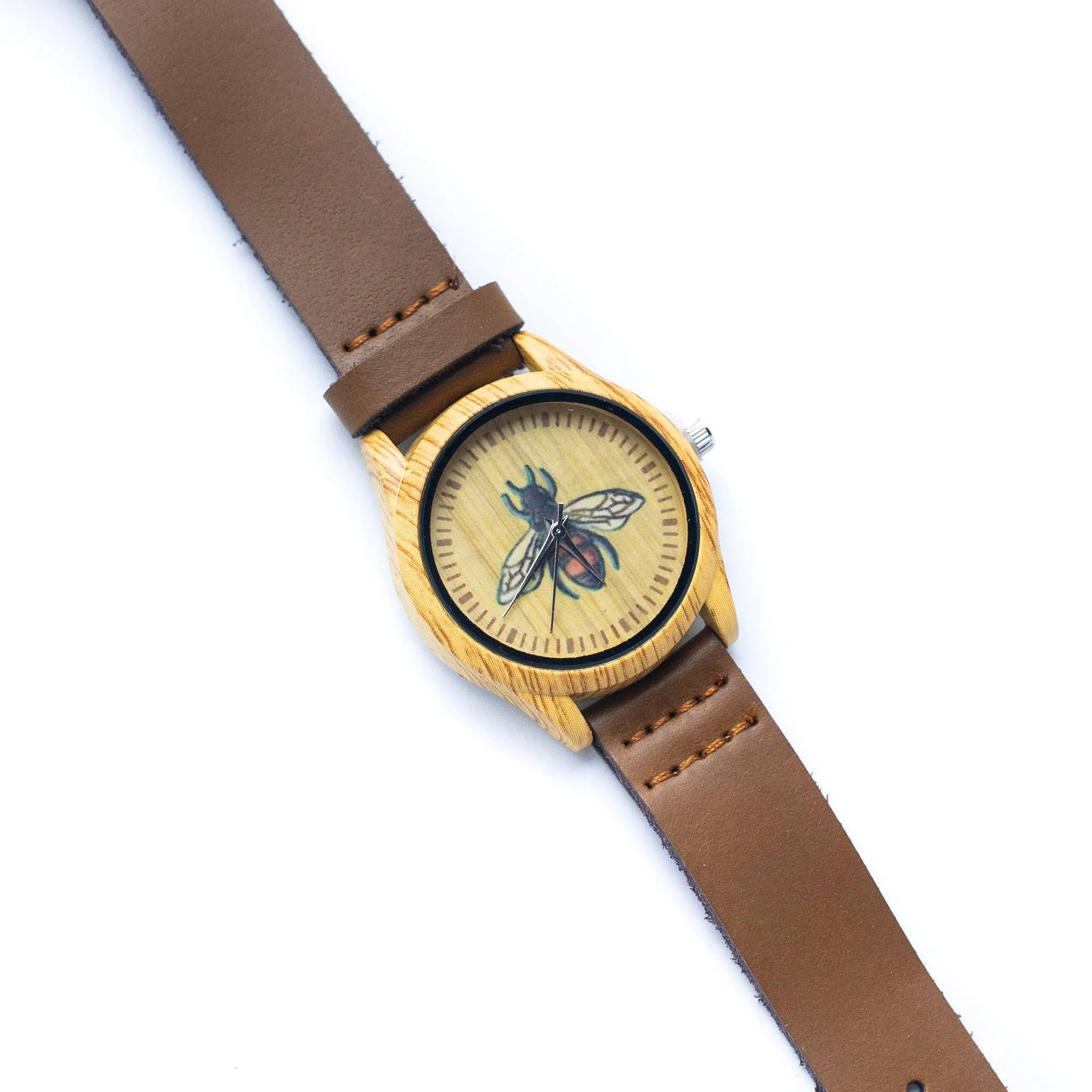 Bee Vintage ladies watch Leather Strap Quartz Watch WA-274