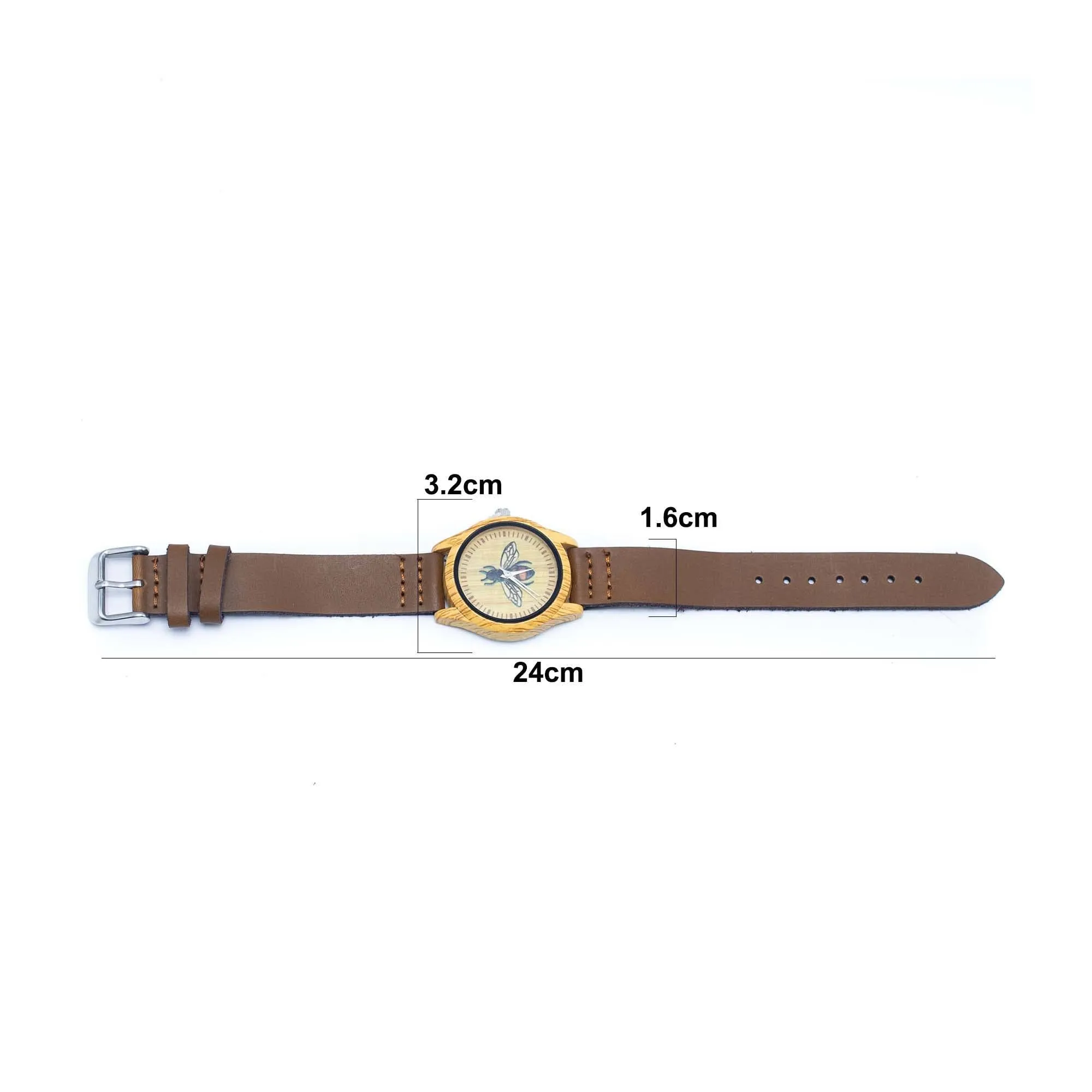 Bee Vintage ladies watch Leather Strap Quartz Watch WA-274