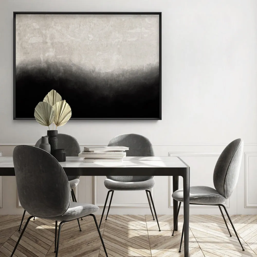 Black on Linen I - Art Print