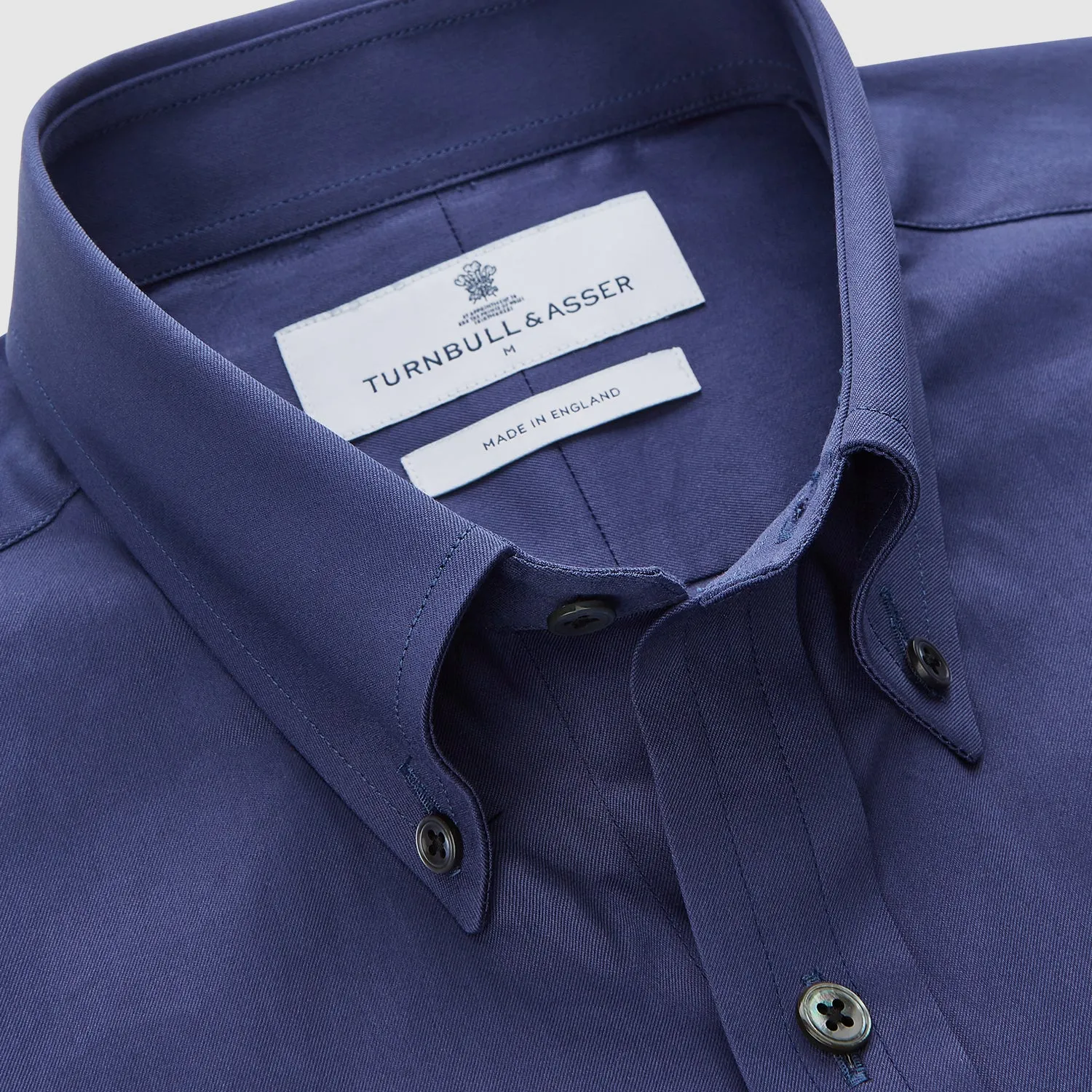 Blue Piece Dyed Weekend Fit Suffolk Shirt