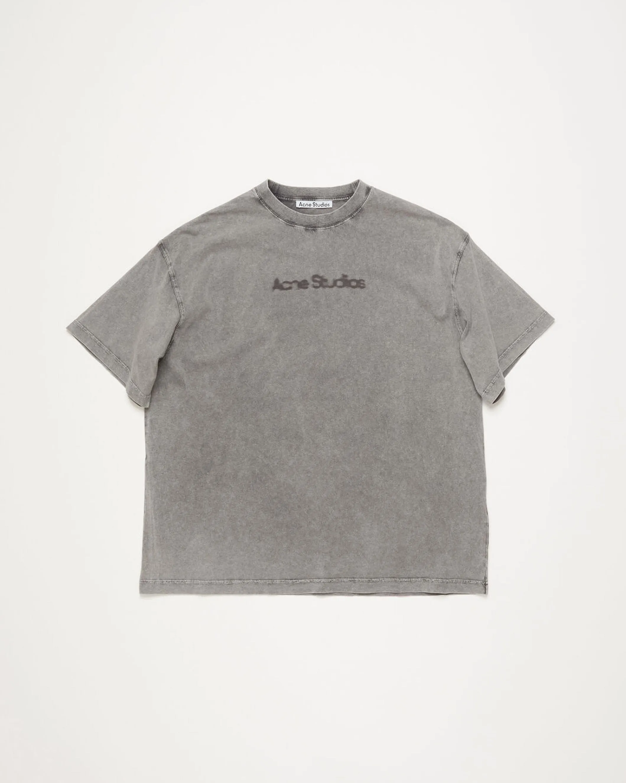 Blurred Logo Oversized T-Shirt