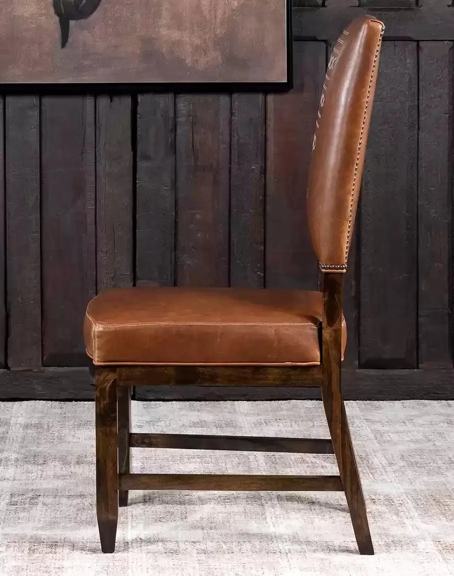 Boot Leg Western Dining Chair