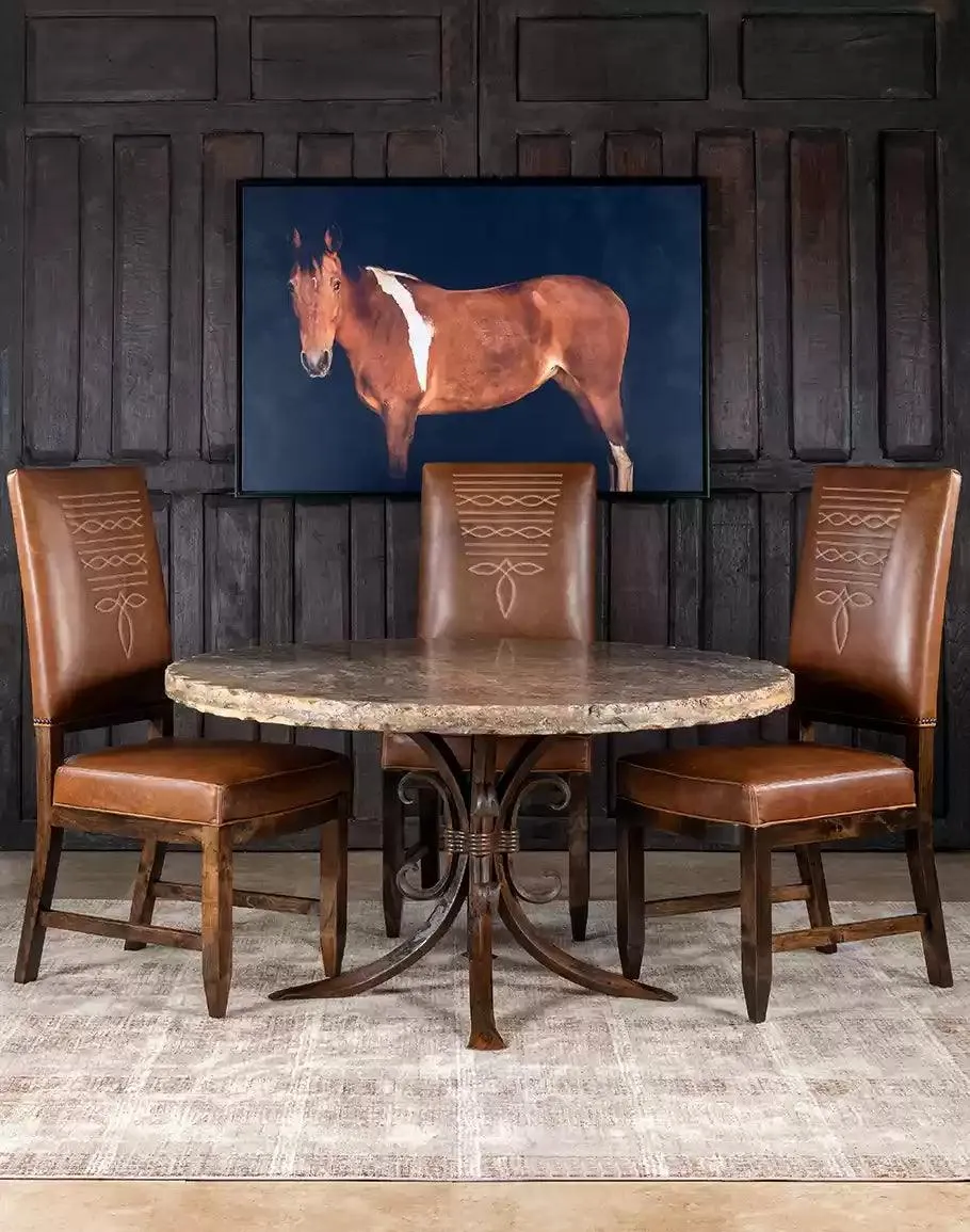 Boot Leg Western Dining Chair