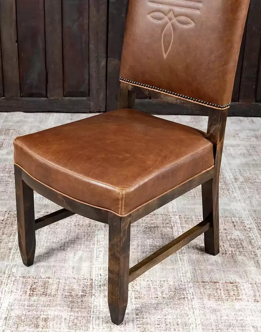 Boot Leg Western Dining Chair