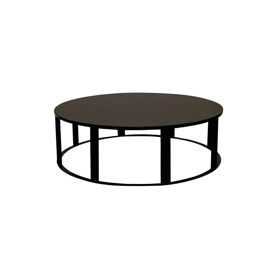 Bowie Marble Coffee Table - Medium Black