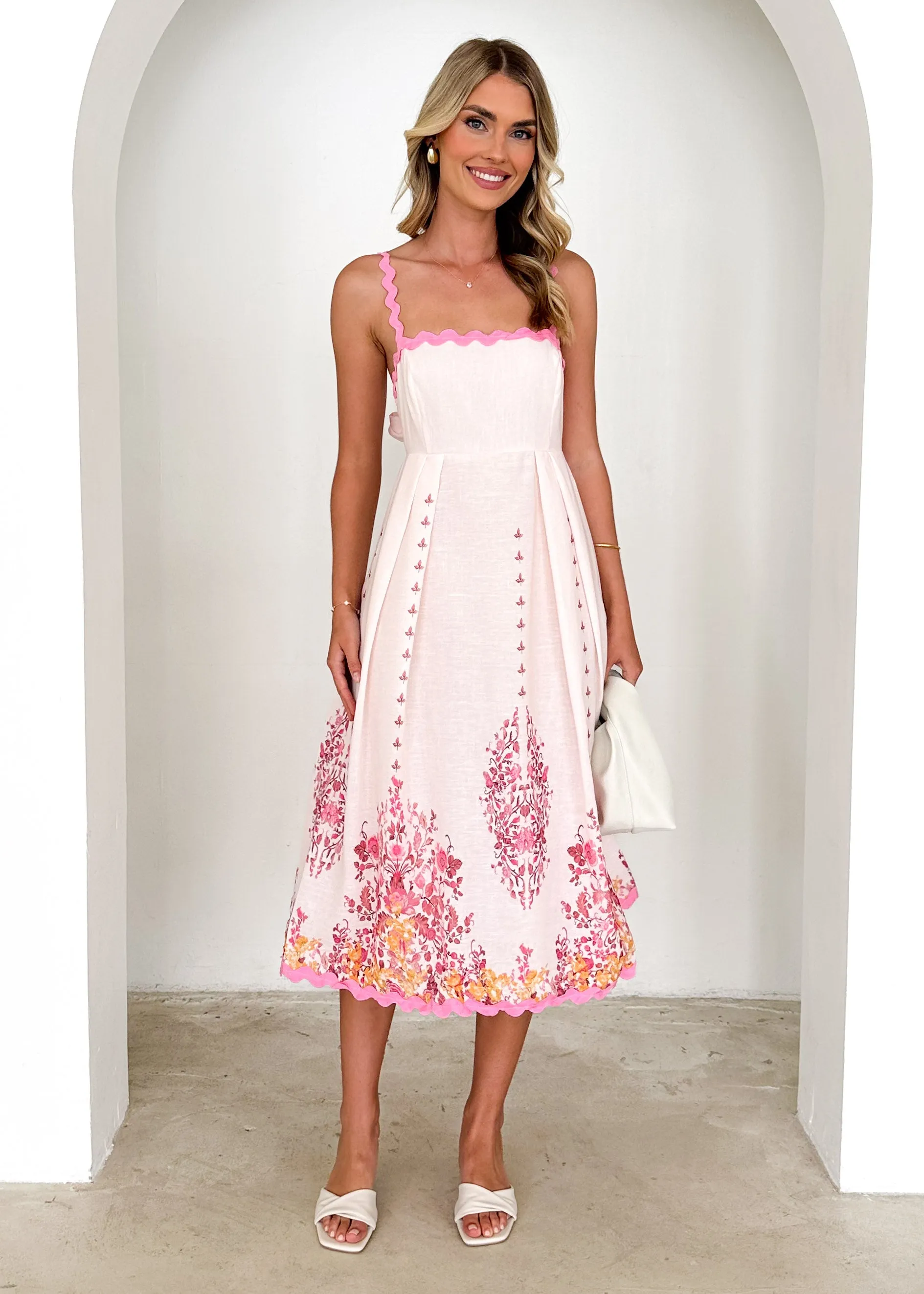 Brentwood Maxi Dress - Pink Vine